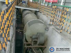 Cooling Phase of Rotary Kiln for Active Lime Calcination